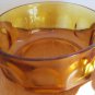 VINTAGE 20 PCS ARCOPOL ROC AMBER GLASS FRANCE BREAKFAST/DINNER STARTER SET NMB