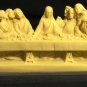VINTAGE ALABASTER JESUS LAST SUPPER SANTINI CHRISTIANITY RELIGIOUS FIGURINE ITALY