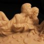 VINTAGE ALABASTER JESUS LAST SUPPER SANTINI CHRISTIANITY RELIGIOUS FIGURINE ITALY