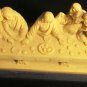 VINTAGE ALABASTER JESUS LAST SUPPER SANTINI CHRISTIANITY RELIGIOUS FIGURINE ITALY