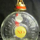 RARE GREYHOUND TASSEL TOPPER COGNAC LANDY D'OR EMPTY BOTTLE DECANTER FRANCE