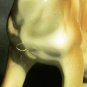 CHARMING PORCELAIN BOXER DOG & PUPPY SET OF 2 FIGURINES