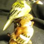 VINTAGE PORCELAIN ORIOLE BIRD GROUP FIGURINE JAPAN