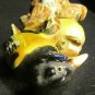 VINTAGE PORCELAIN ORIOLE BIRD GROUP FIGURINE JAPAN