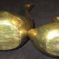 VINTAGE BEAUTIFUL SOLID BRASS SWAN FIGURINE SET OF 2