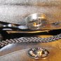 BEAUTIFUL SATIN EVENING MINIATURE PURSE BAG BY VANESSA JEWELED DECORATION