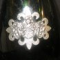 GREEN GLASS WINE BOTTLE DECANTER PEWTER ACCESSORIES SEGURA VIUDAS SPAIN 75 CL