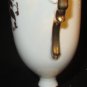 VINTAGE INARCO MINIATURE PEDESTAL COFFEE TEA CUP MUG GOLD FLOWERS