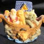 MINIATURE HARD RESIN NOAH'S ARK FIGURINE TOY ANIMALS