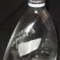 CLEAR GLASS TEQUILA EL MAJOR EMPTY BOTTLE DECANTER CORK STOPPER
