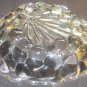 VINTAGE ANCHOR HOCKING GRAPE CLUSTER CLEAR GLASS DISH BOWL