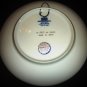SANTA CLARA BLUE GOLD PORCELAIN COLLECTIBLE PLATE #2671 MARIA MENDEZ CHRISTMAS