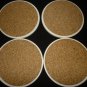 GORGEOUS HANDPLAINTER ORIGINALS BY COASTERSTONE FLOWER COASTERS SET OF 4 NMB