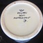 VINTAGE ORIGINAL DELFT BLOOMING ONION SALT CERAMIC CANISTER SIGNED
