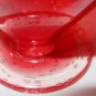 ORANGE RED BUBBLE GLASS DECORATIVE BUBBLE BALLOON FIGURINE MURANO ITALY