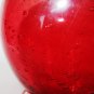ORANGE RED BUBBLE GLASS DECORATIVE BUBBLE BALLOON FIGURINE MURANO ITALY