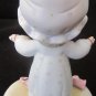 ENESCO PRECIOUS MOMENTS GARLAND GIRL FIGURINE TOO MANY HEARTS E-2821 TRUMPET