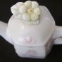 ENESCO PRECIOUS MOMENT JUNE GIRL BIRTHDAY MINIATURE PLATE DECORATIVE TEAPOT BELL