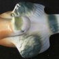 HAND PAINTED COLORFUL CERAMIC DUCK FIGURINE MADE IN BRAZIL