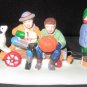 DEPARTMENT 56 HERITAGE VILLAGE COLLECTION MARKET DAY WAGON W/KIDS & DOG