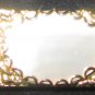 GOLD FILLED DECORATED WITH PEARL PAPER MONEY CLIP HOLDER