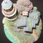 THOMAS KINKADE CHRISTMAS ORNAMENT ILLUMINATED LIGHTHOUSE SERIES NEW DAY DAWNING