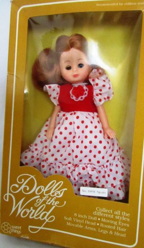 VINTAGE SWEET THINGS VINYL DOLLS OF THE WORLD 'SPAIN' MOVABLE ARMS,LEGS & HEAD