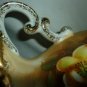 VINTAGE ARDCO JAPAN CHINA PITCHER & BASIN BOWL HANDPAINTED FLOWERS C2100