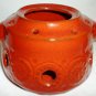 RED FRIESLAND MELITTA GERMANY CERACRON FONDUE BUTTER WARMER 4PCS SET/2 GERMANY