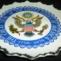 VINTAGE PORCELAIN SEAL OF UNITED STATES OF AMERICA PLATE LEGO JAPAN BICENTENNIAL