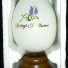 PORCELAIN DECORATIVE EGG FIGURINE HANDPAINTED SPING BRILLIANCE FLOWERS AVON PORCELAIN DECORATIVE EGG FIGURINE HANDPAINTED SPING BRILLIANCE FLOWERS AVON