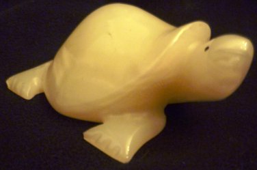 CHARMING ONYX MARBLE TURTLE FIGURINE PAPERWEIGHT PAKISTAN