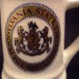 VINTAGE PORCELAIN MINIATURE PENNSYLVANIA STATE UNIVERSITY MUG STEIN BALFOUR