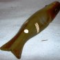 BEAUTIFUL HAND CARVING HORN BONE SMALL LIGHT COLOR FISH CIGARETTE HOLDER KOREA
