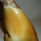 BEAUTIFUL HAND CARVING HORN BONE LIGHT COLOR HAWK BIRD KOREA