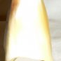 BEAUTIFUL HAND CARVING HORN BONE LIGHT COLOR HAWK BIRD KOREA