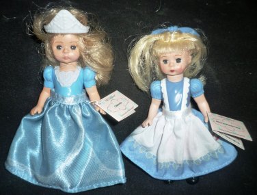 CHARMING McDONALD'S 5" MADAM ALEXANDER CINDERELLA & ALICE IN WONDERLAND DOLLS