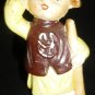 VINTAGE ANTIQUE ASIAN PORCELAIN MAN/WOMAN FIGURAL SALT & PEPPER SHAKERS JAPAN