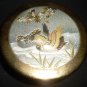 ART OF CHOKIN 24K GOLD ENGRAVED BIRDS ON A LAKE LIDDED TRINKET BOX