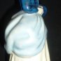 BEAUTIFUL VINTAGE OCCUPIED JAPAN VICTORIAN WOMAN LADY FIGURINE WHITE & BLUE