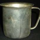 VINTAGE LEONARD SILVERPLATED BABY CUP HONG KONG CRACKED SCRAP