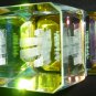 COMMEMORATIVE 3D LASER ETCHED GLASS TRADE CENTER TWIN TOWERS ANGEL NEW YORK NMB