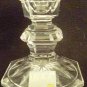 BEAUTIFUL CRYSTAL CLEAR GLASS MIKASA CANDLEHOLDER SET OF 2 SLOVANIA BOHEMIAN