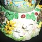 EASTER EGG WATER GLOBE MUSIC BOX HAPPY BUNNIES