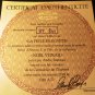 ASSIETTE HENRI D'ARCEAUL LIMOGES BIBLE PLATE NOEL VITRAIL 'LA FUITE EN EGYPTE'
