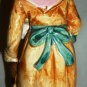 VINTAGE PORCELAIN GLAZED BISQUE FIGURINE WOLD LADY WITH VEGETABLES CORN