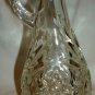 VINTAGE CLEAR DEPRESSION PRESSED GLASS CRUET SMALL VINEGAR/OIL PITCHER