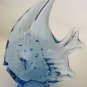 UNITED STATES COMMEMORATIVE FINE ARTS GALLERY BLUE GLASS FIGURINE FISH