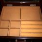 GORGEOUS CHERRY WOOD MULTIDOOR JEWELRY DISPLAY BOX VANITY CHEST