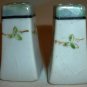 VINTAGE PORCELAIN SALT & PEPPER SHAKERS SET FLOWER DESIGN JAPAN
